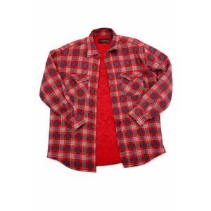 Grizzly Red Plaid Quilted Flannel Jacket size large80